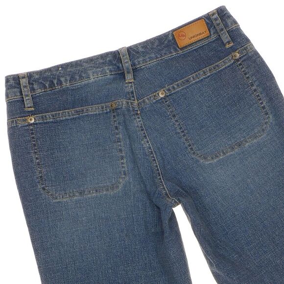 UNIONBAY Crop Jeans Size 7 Juniors Blue Denim Stretch Measures 27 x 23 - Picture 6 of 9
